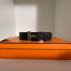 Authentic HERMES Reversible 24mm Mini Constance Women Belt